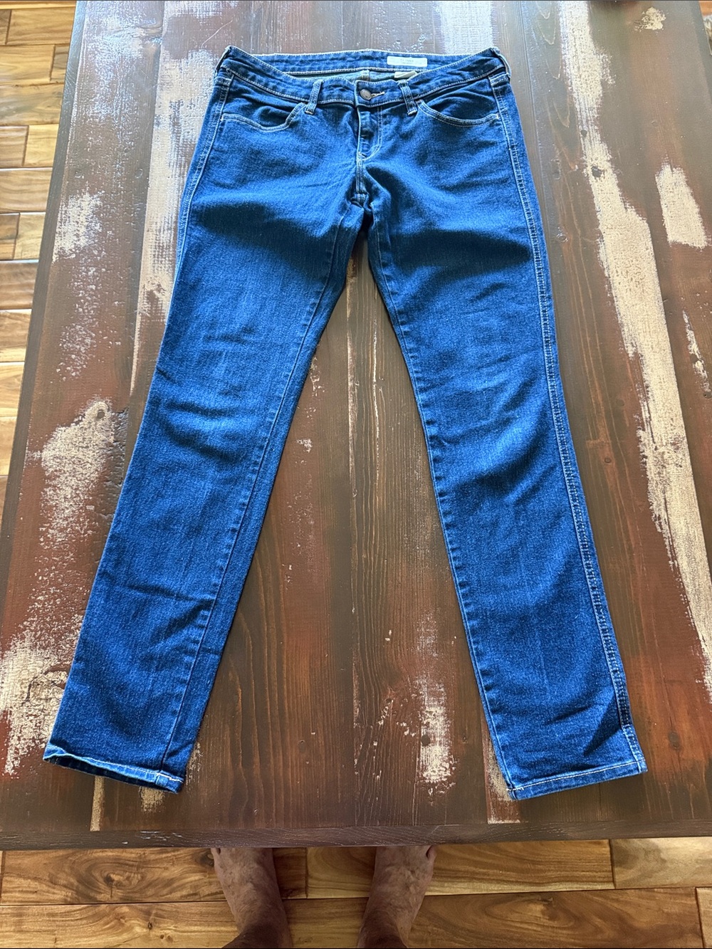 Classic Women's Dark Blue Slim Jeans